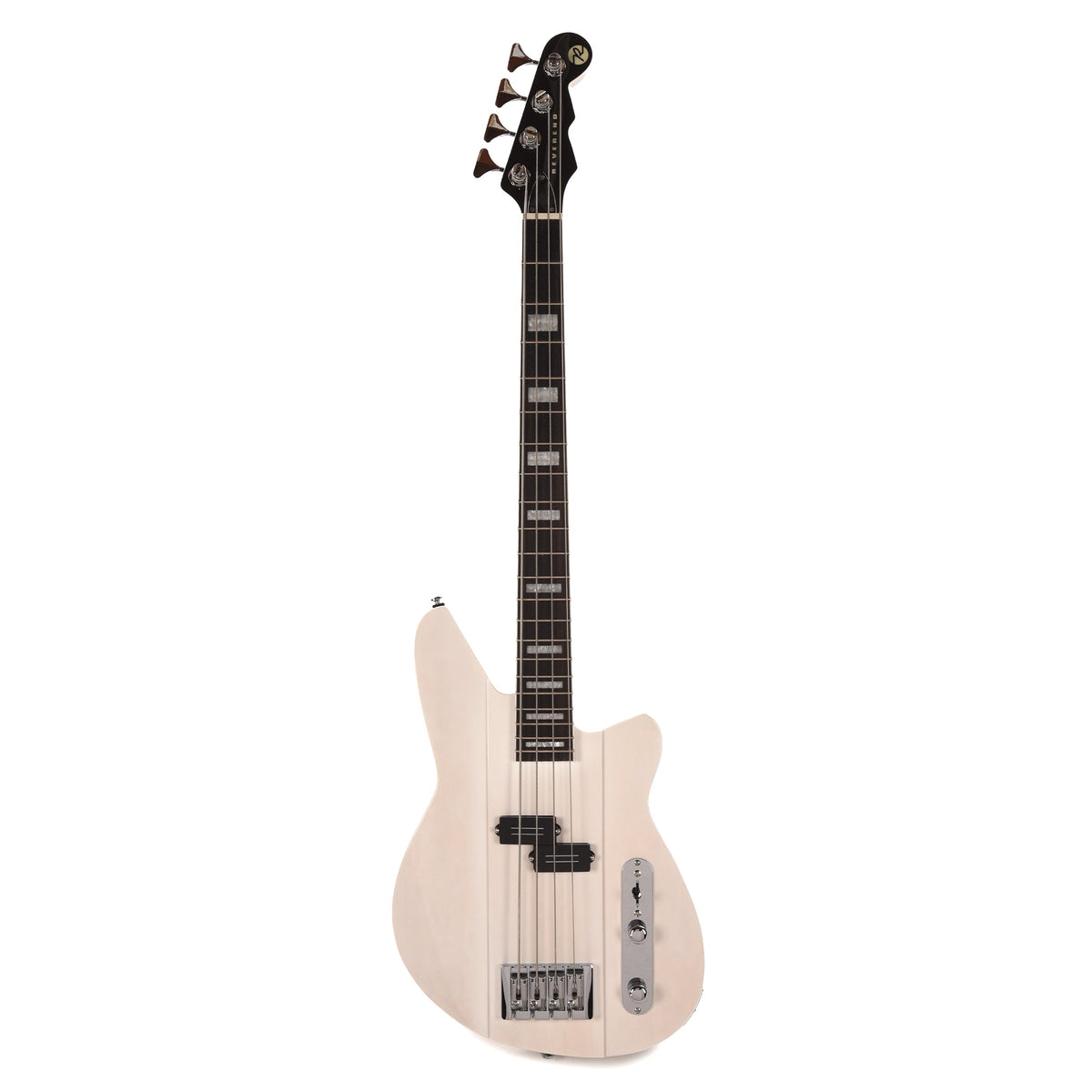 Reverend Sentinel Bass Guitar Transparent White - View 4 | MusicMarket