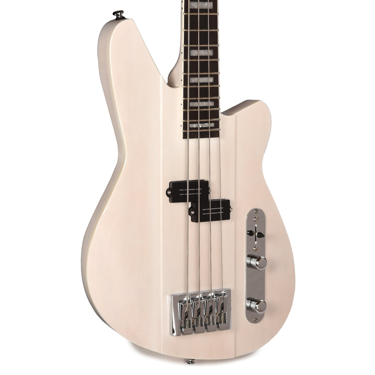 Reverend Sentinel Bass Guitar Transparent White - MusicMarket