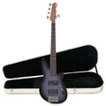Reverend Mercalli 5 Bass Periwinkle Burst Hardshell Case Bundle - MusicMarket