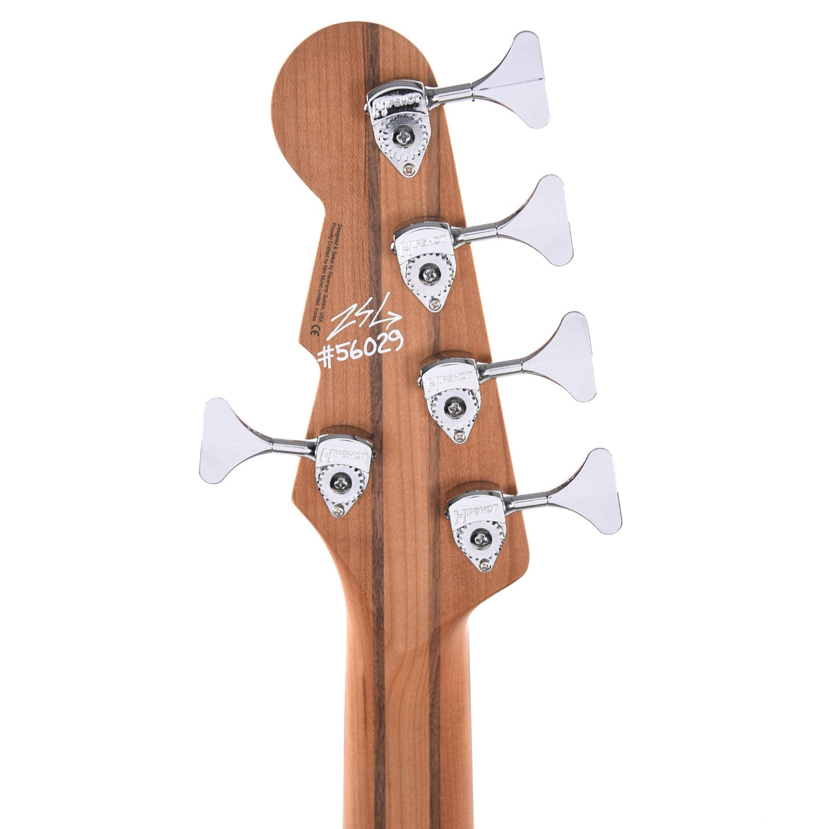 Reverend Mercalli 5 Bass Periwinkle Burst - View 7 | MusicMarket