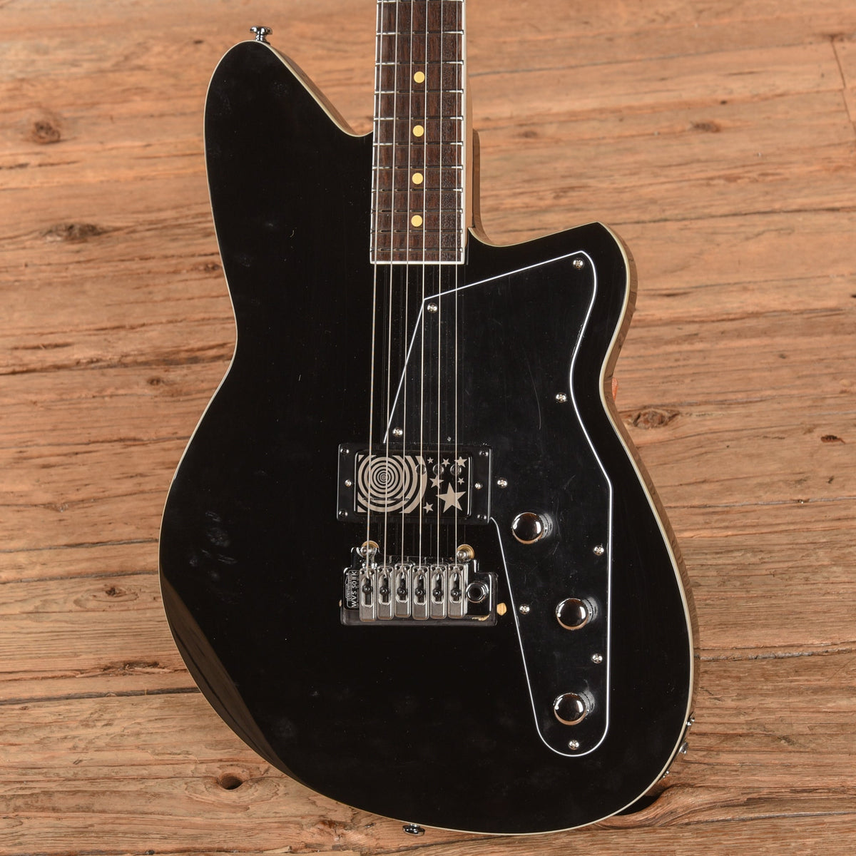 Reverend Ken's Special Midnight Black Electric Guitar - View 2 | MusicMarket