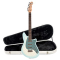Reverend SPY Electric Guitar Chronic Blue Burst and Teardrop Two Tone Case Bundle - MusicMarket
