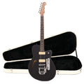 Reverend Club King 290 Midnight Black w/Bigsby Hardshell Case Bundle - MusicMarket