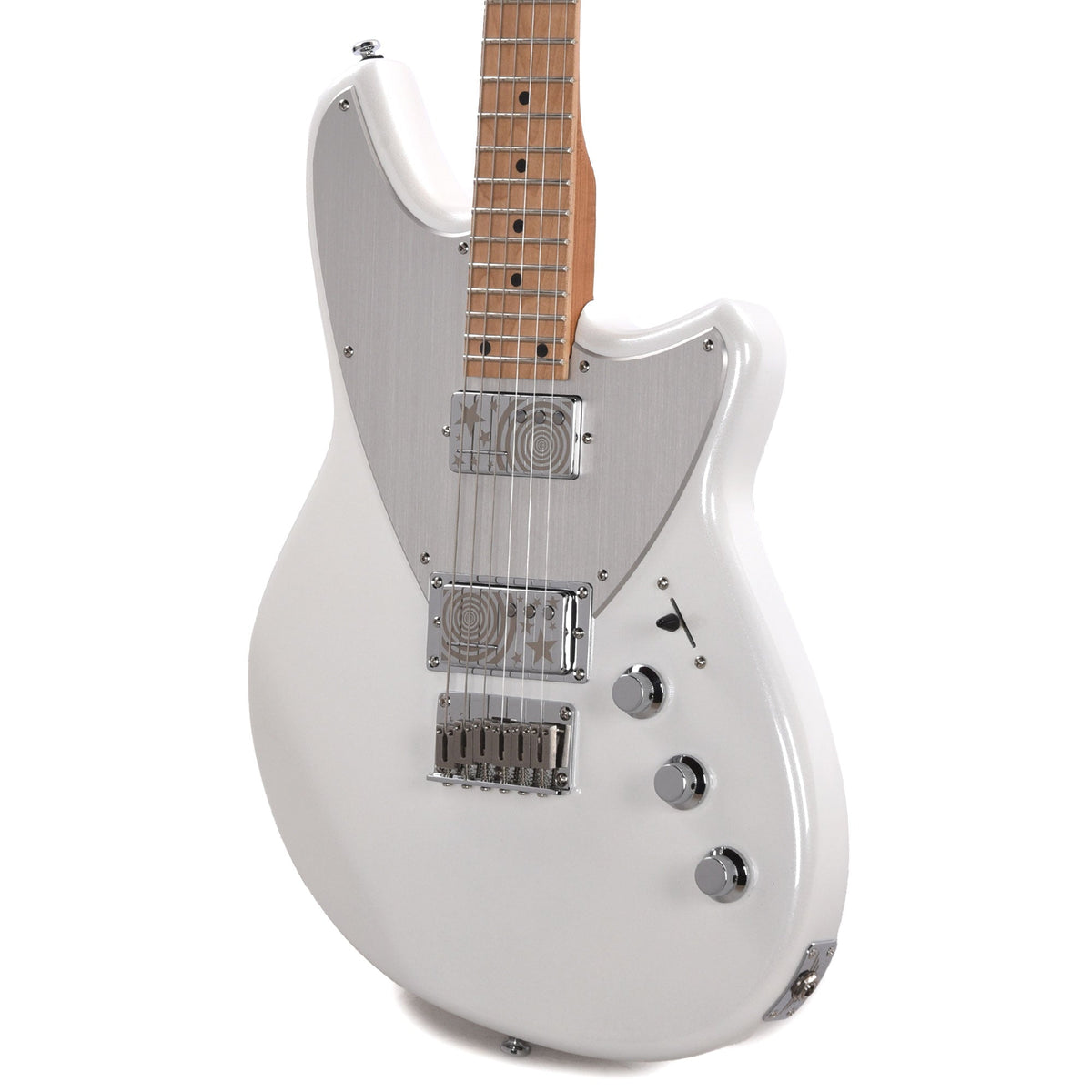 Reverend Billy Corgan Drop Z Gloss Pearl White - View 2 | MusicMarket
