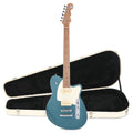 Reverend Charger 290 Deep Sea Blue Hardshell Case Bundle - MusicMarket