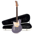 Reverend Charger 290 Periwinkle LEFTY Hardshell Case Bundle - MusicMarket