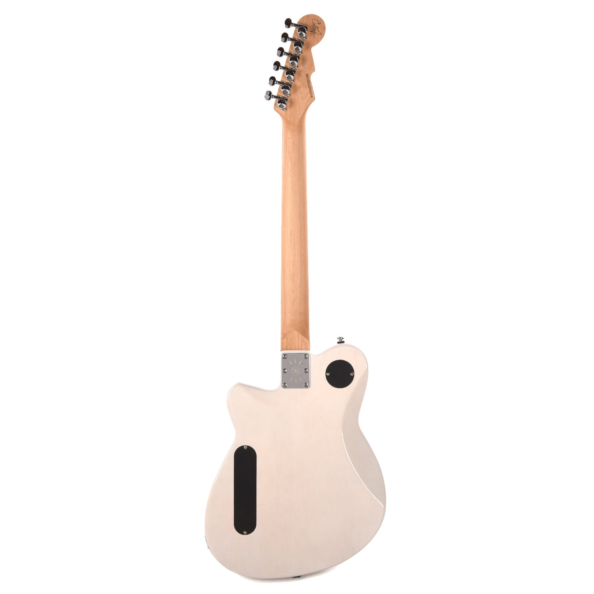 Reverend Chris Freeman Signature Electric Guitar Transparent White - View 5 | MusicMarket