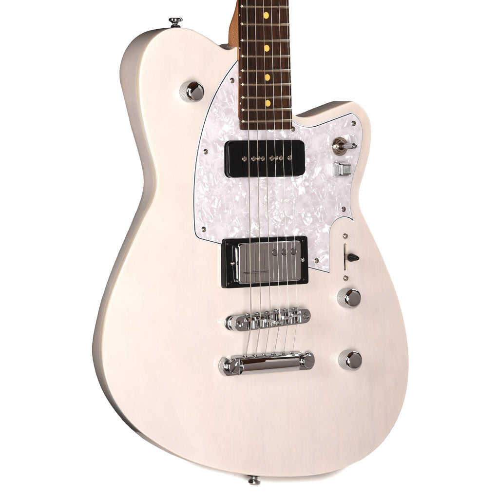 Reverend Chris Freeman Signature Electric Guitar Transparent White - MusicMarket