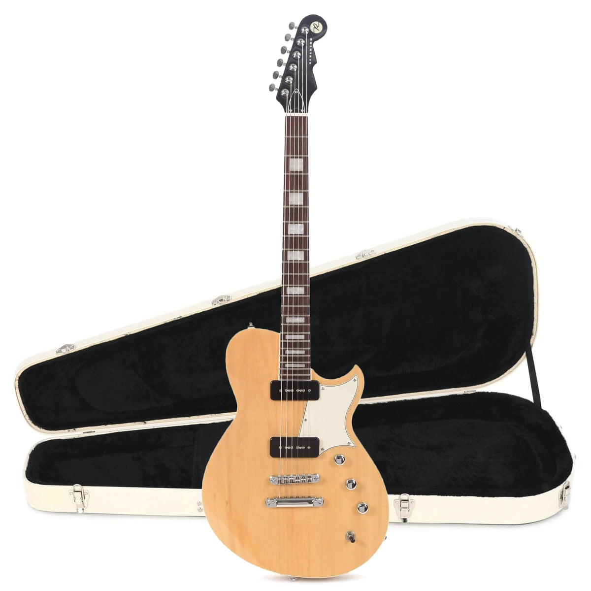 Reverend Contender 290 Natural Hardshell Case Bundle - MusicMarket