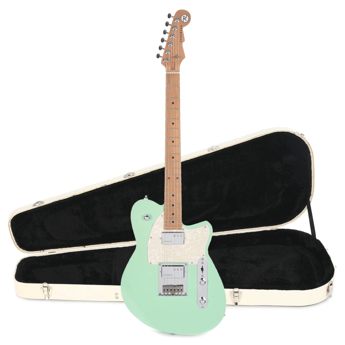 Reverend Crosscut Oceanside Green Hardshell Case Bundle - MusicMarket