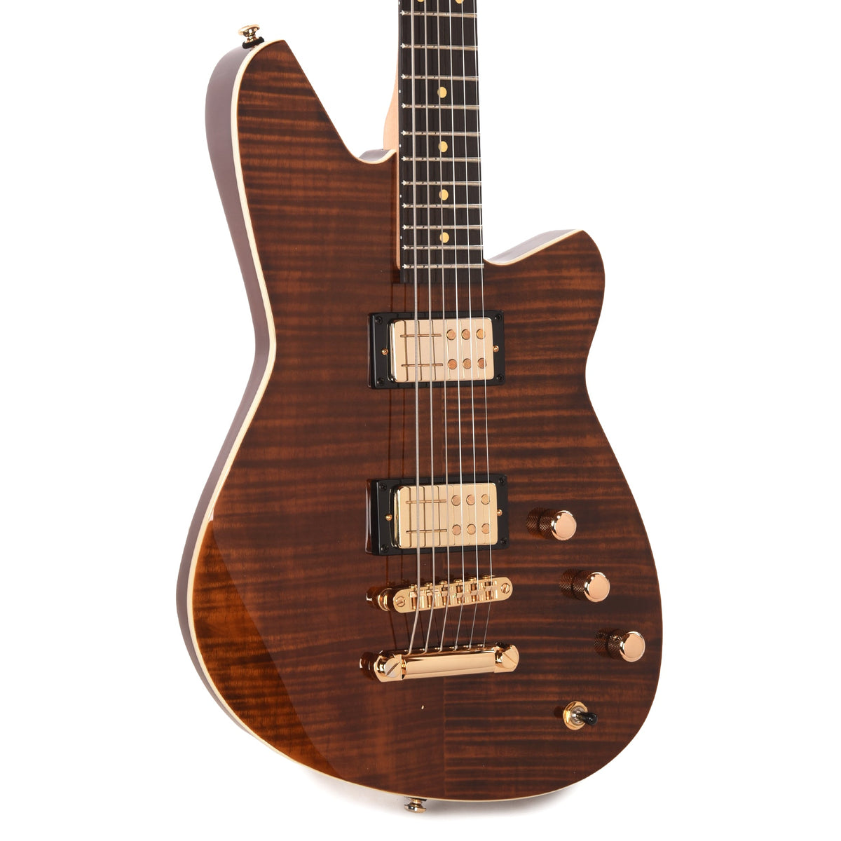 Reverend Descent RA 10th Anniversary Dark Violin Brown Electric Guitar - MusicMarket