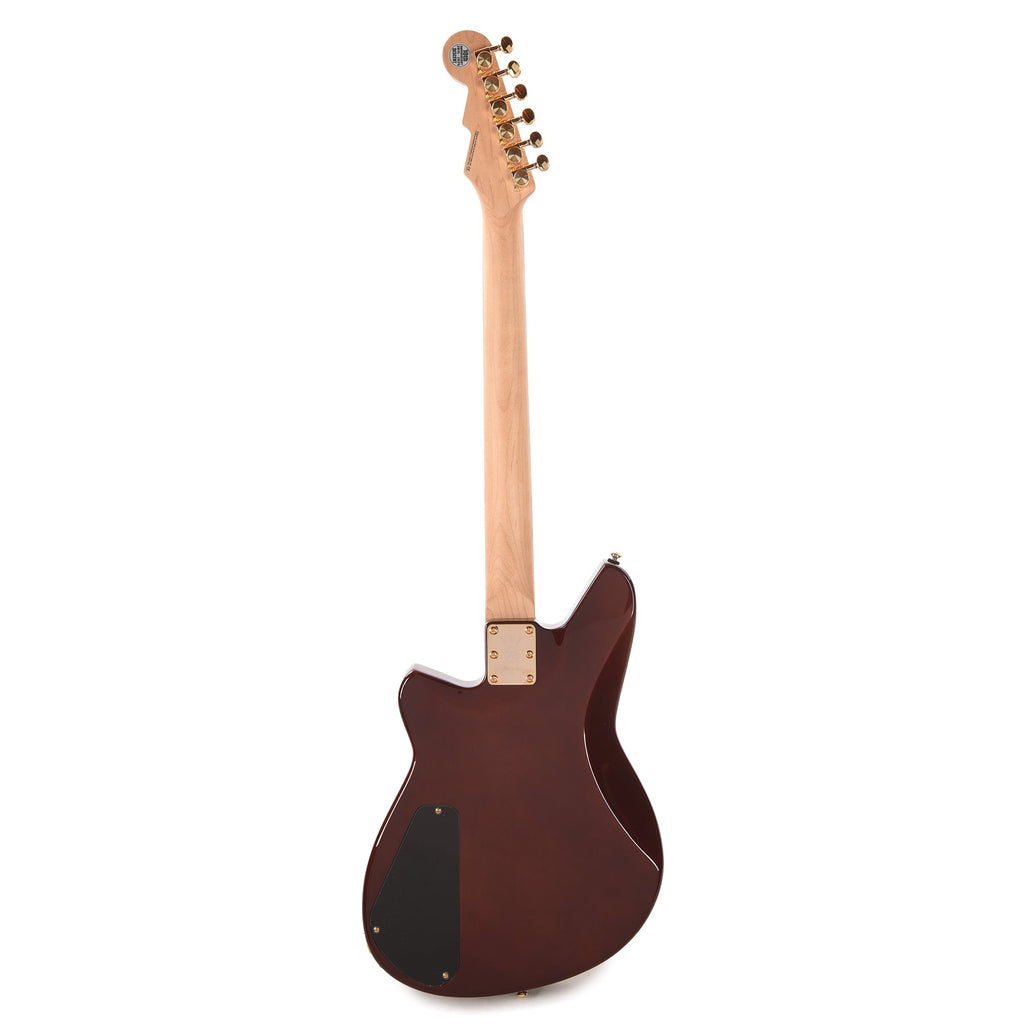 Reverend Descent RA 10th Anniversary Dark Violin Brown Electric Guitar - View 5 | MusicMarket