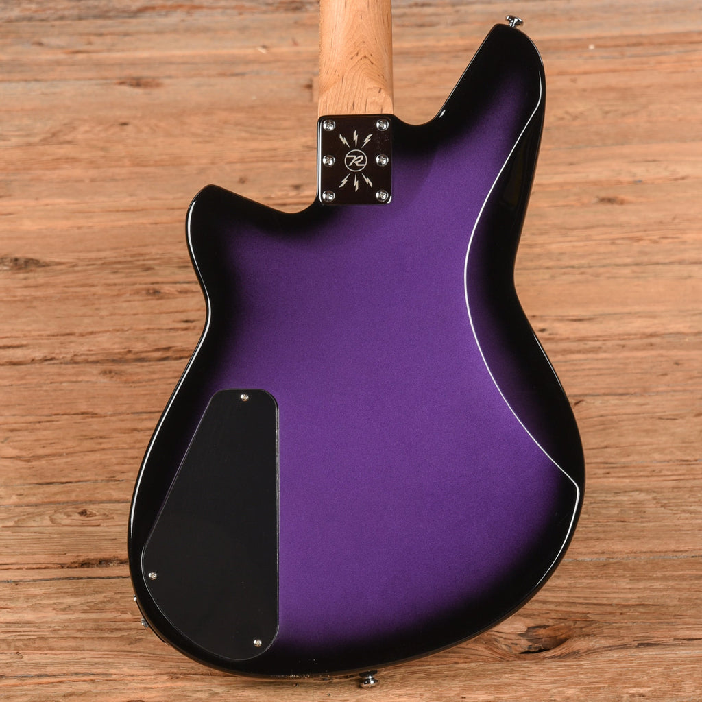 Reverend Descent RA Baritone Purple Burst 2023 - View 3 | MusicMarket