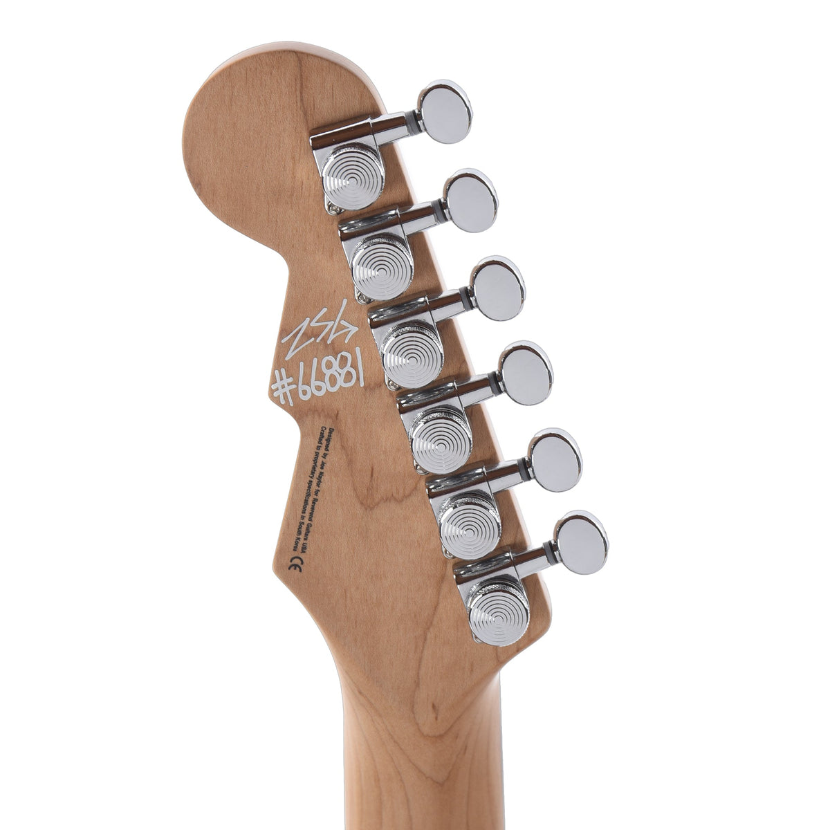 Reverend Descent RA Periwinkle Burst - View 8 | MusicMarket