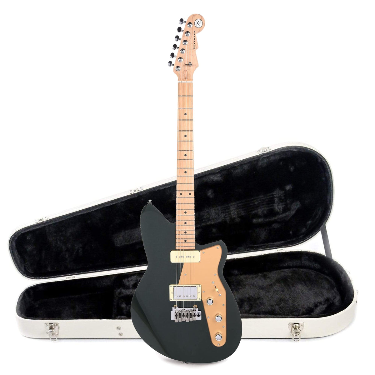 Reverend Double Agent W Outfield Ivy Hardshell Case Bundle - MusicMarket