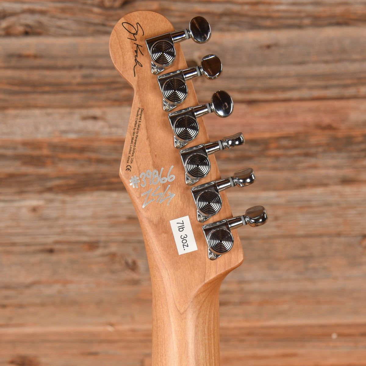Reverend Greg Koch Signature Gristlemaster Wildwood Exclusive Transparent Black - View 7 | MusicMarket