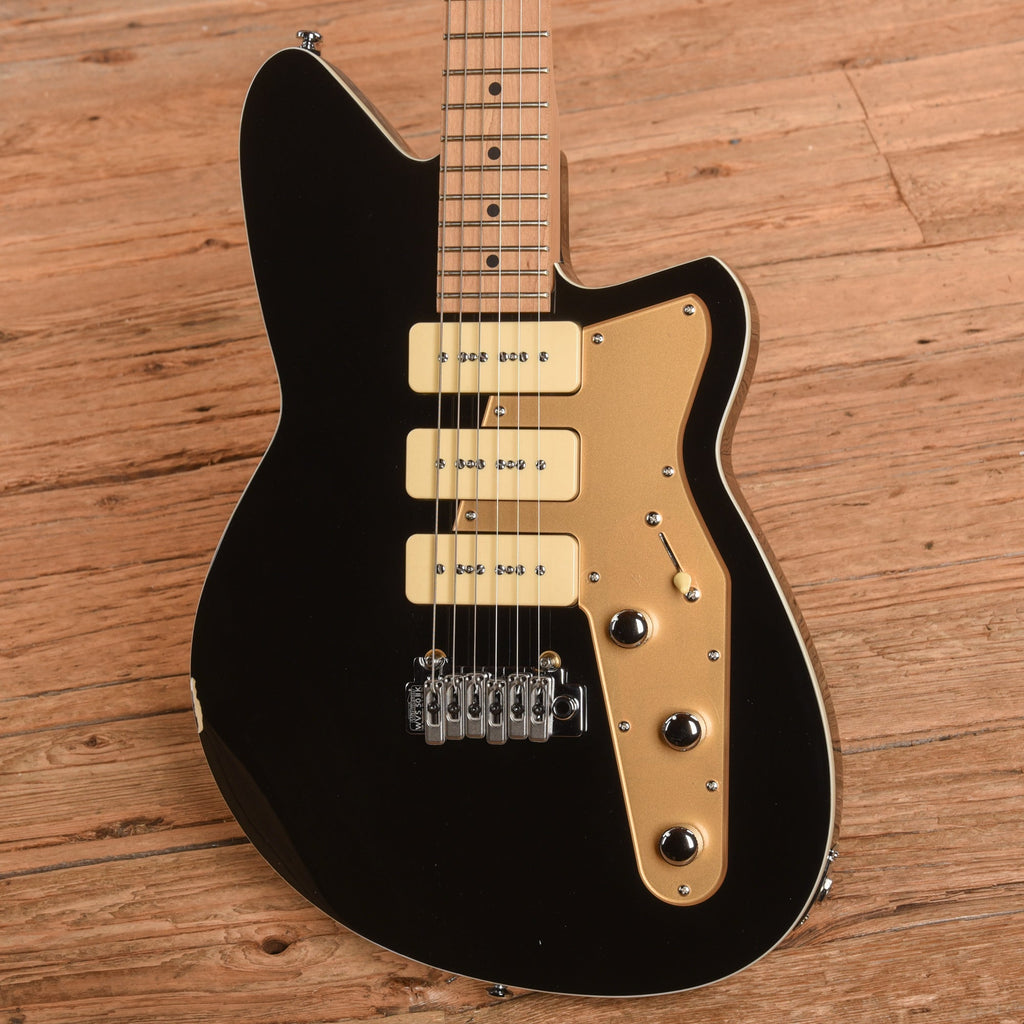 Reverend Jetstream 390 Midnight Black - View 2 | MusicMarket