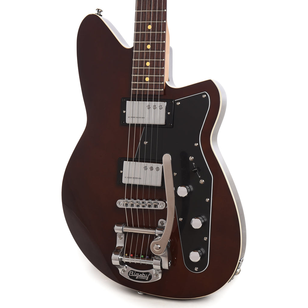 Reverend Jetstream HC w/Bigsby Dark Violin Brown - View 2 | MusicMarket