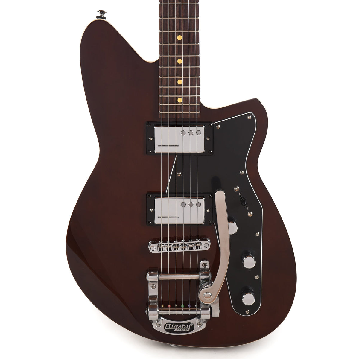 Reverend Jetstream HC w/Bigsby Dark Violin Brown - MusicMarket
