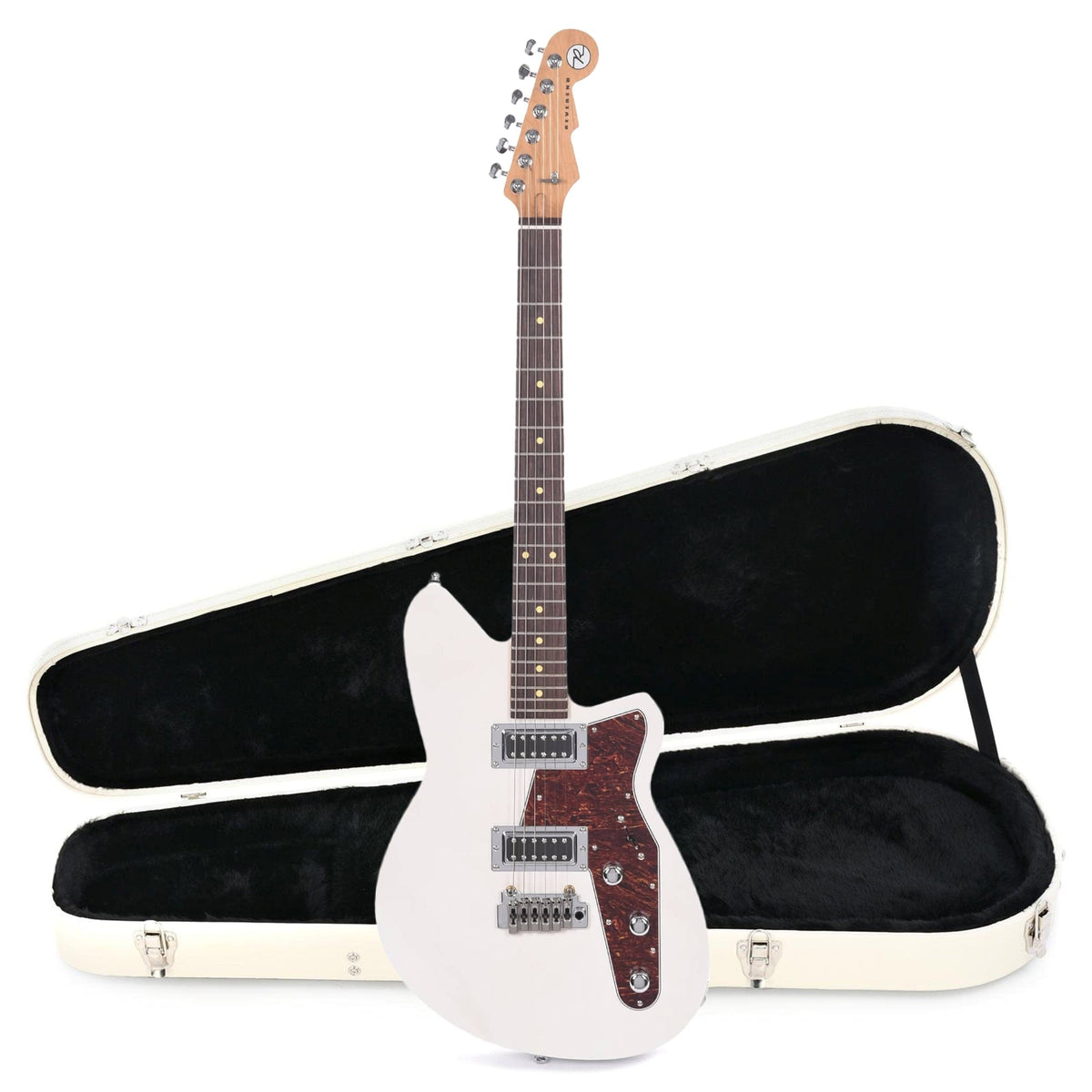 Reverend Jetstream RB Trans White Hardshell Case Bundle - MusicMarket