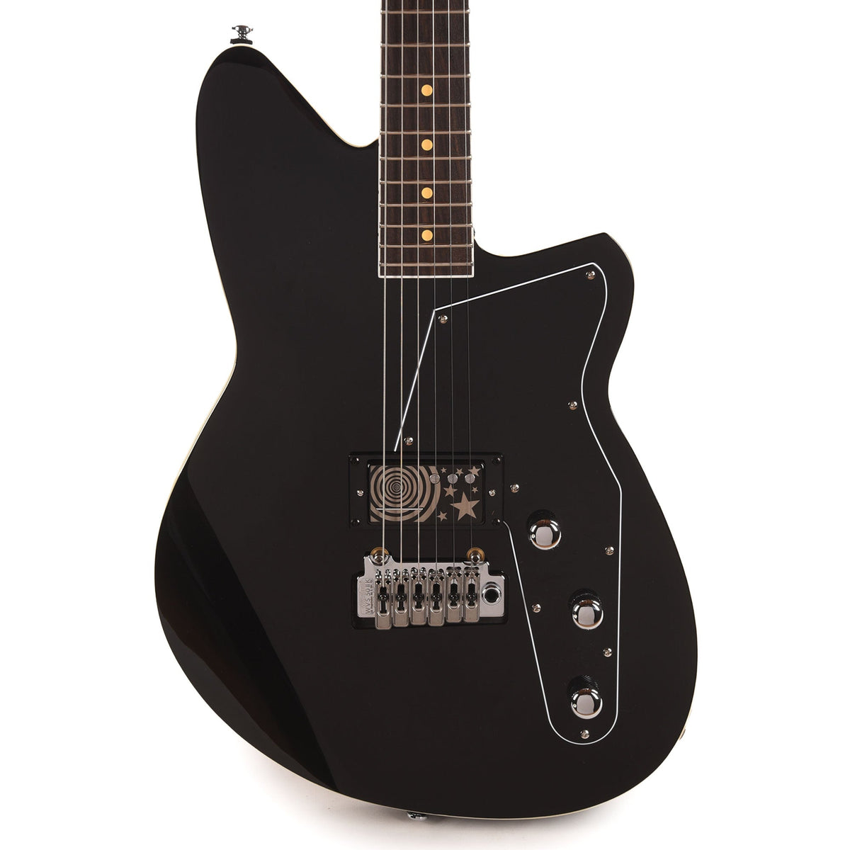 Reverend Ken's Special Midnight Black Electric Guitar - View 2 | MusicMarket