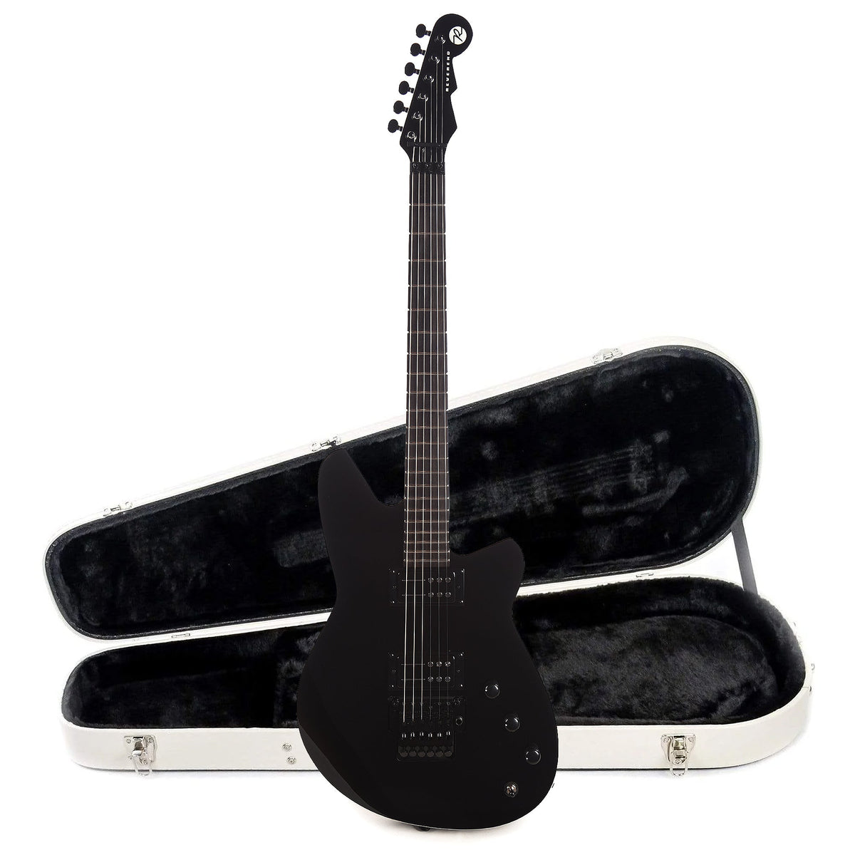 Reverend Kingbolt Blackout Edition Hardshell Case Bundle - MusicMarket