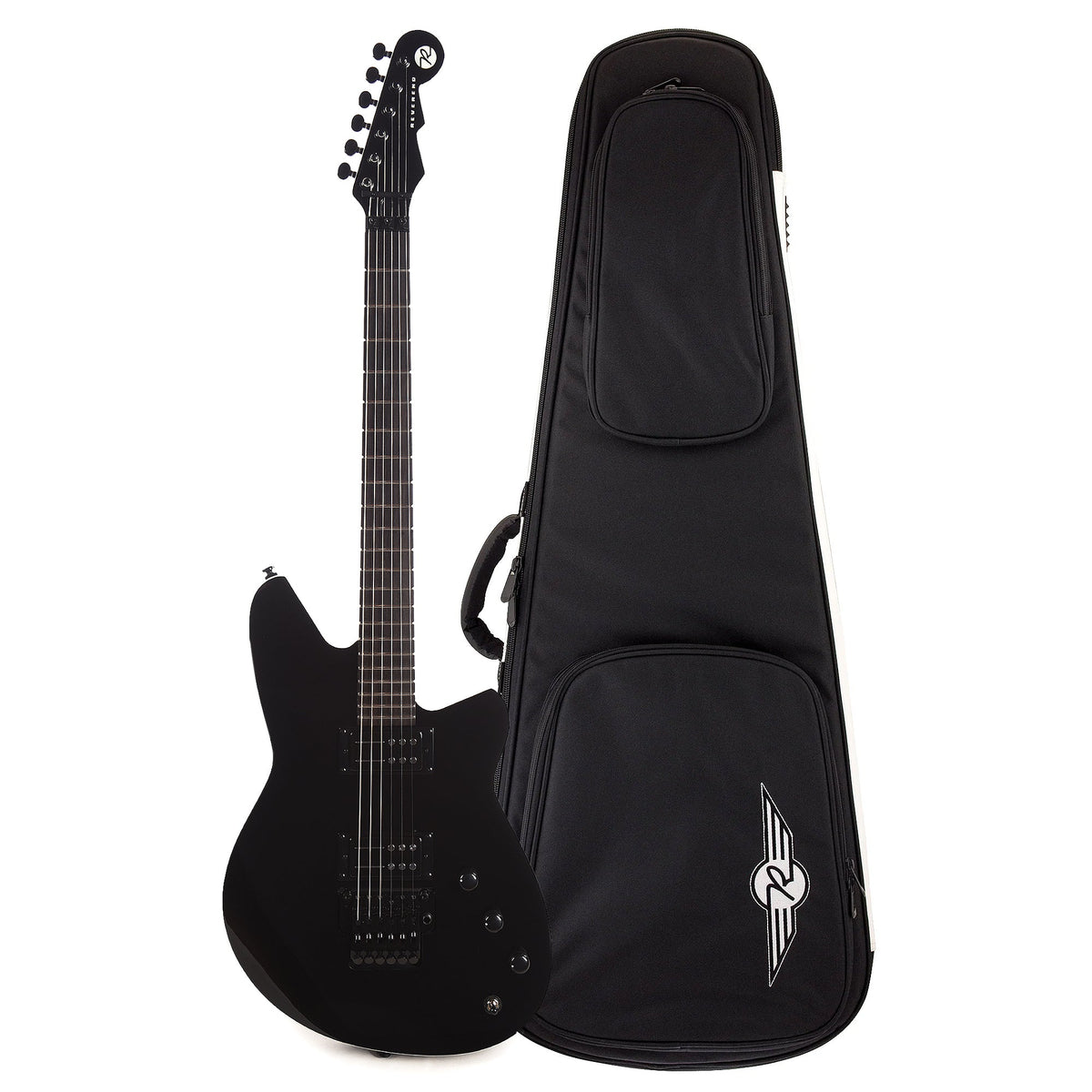 Reverend Kingbolt Blackout Edition Soft Case Bundle - MusicMarket