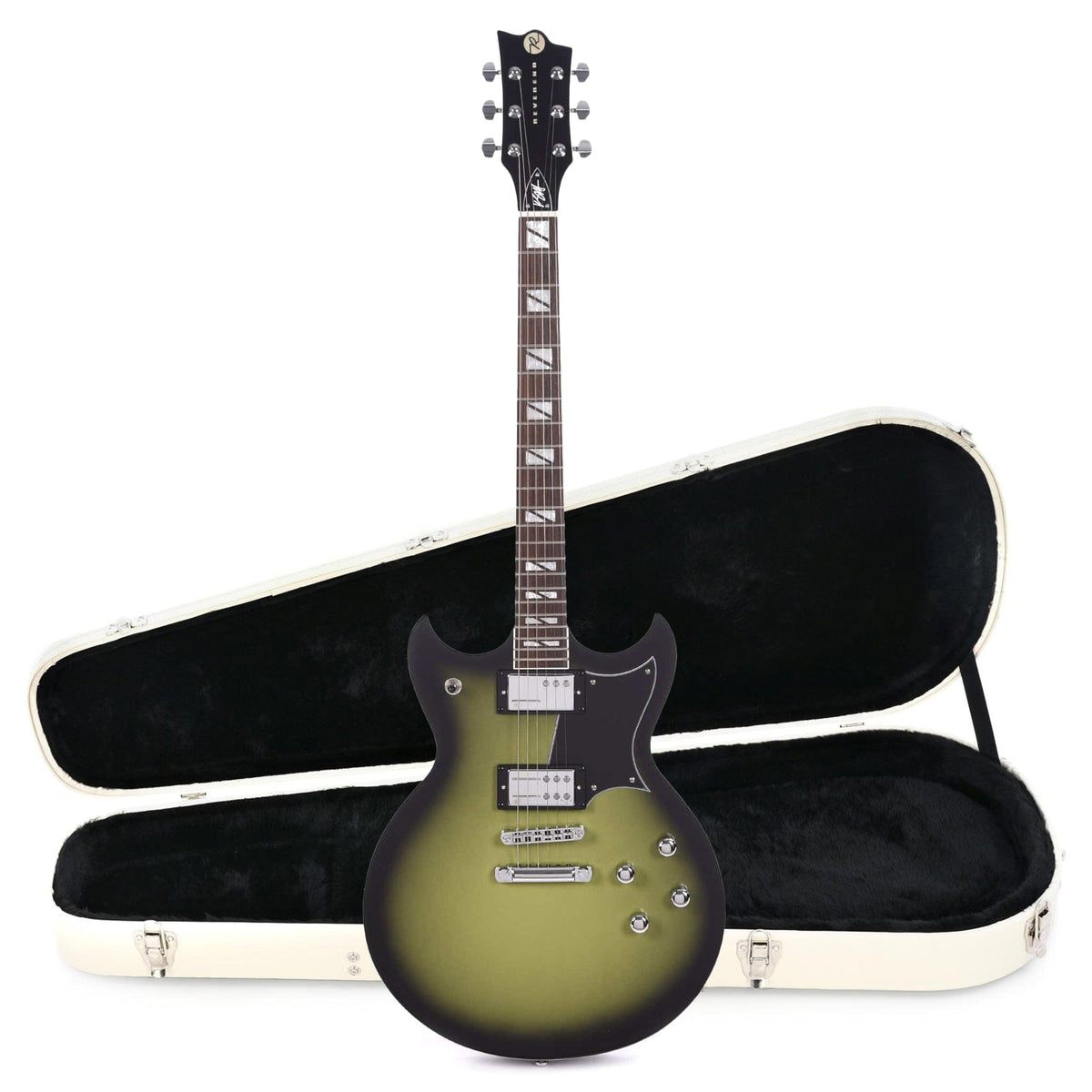Reverend Kyle Shutt Signature Avocado Burst Hardshell Case Bundle - MusicMarket