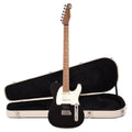 Reverend Pete Anderson Eastsider Baritone Midnight Black Hardshell Case Bundle - MusicMarket