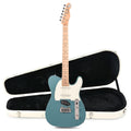 Reverend Pete Anderson Eastsider S Satin Deep Sea Blue Hardshell Case Bundle - MusicMarket
