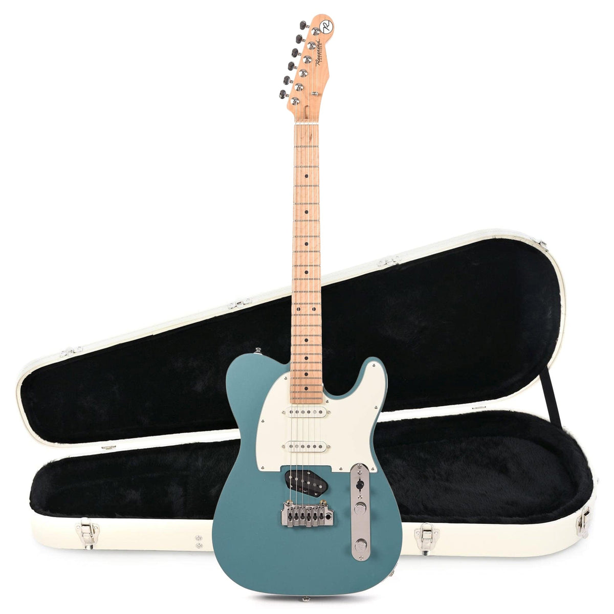 Reverend Pete Anderson Eastsider S Satin Deep Sea Blue Hardshell Case Bundle - MusicMarket