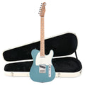 Reverend Pete Anderson Eastsider T Satin Deep Sea Blue Hardshell Case Bundle - MusicMarket