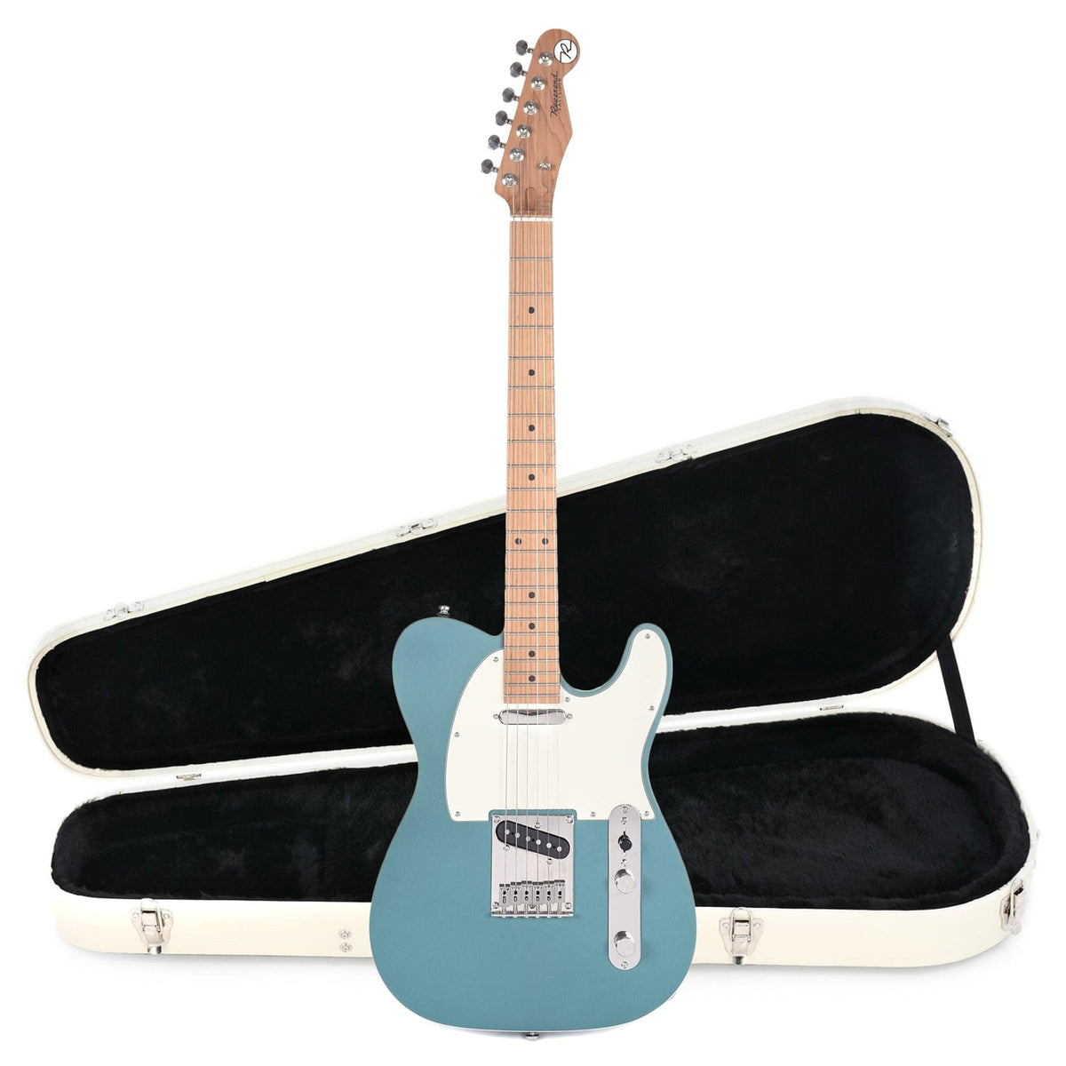 Reverend Pete Anderson Eastsider T Satin Deep Sea Blue Hardshell Case Bundle - MusicMarket