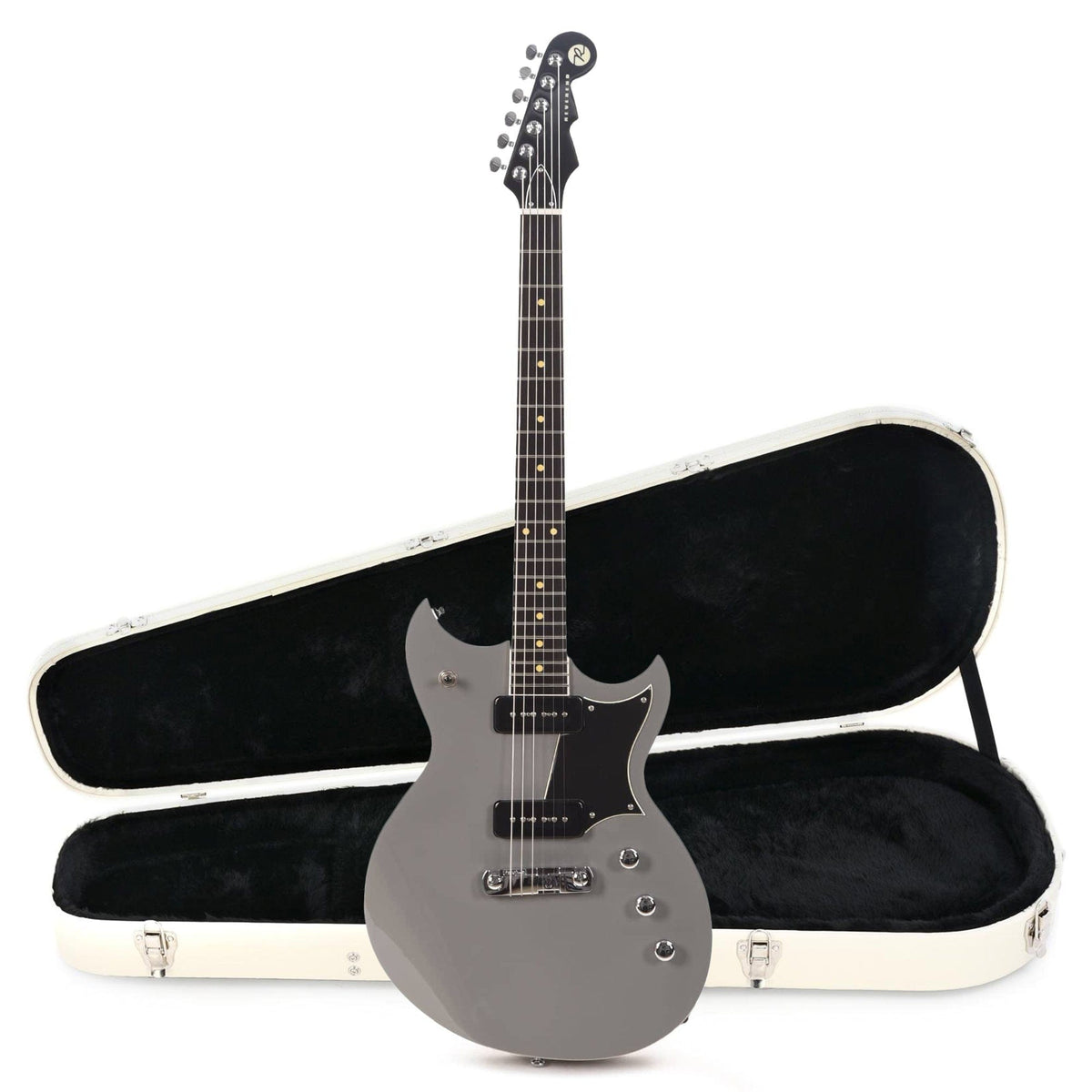 Reverend Reeves Gabrels Dirtbike Royale Feline Grey Hardshell Case Bundle - MusicMarket