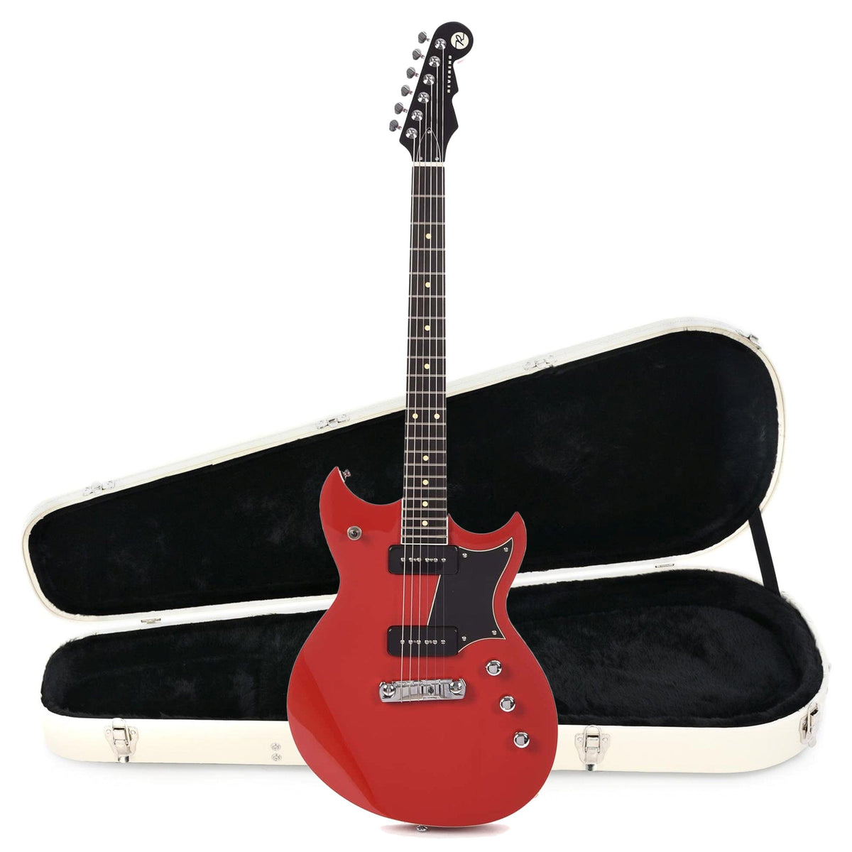 Reverend Reeves Gabrels Dirtbike Royale Royale Red Hardshell Case Bundle - MusicMarket