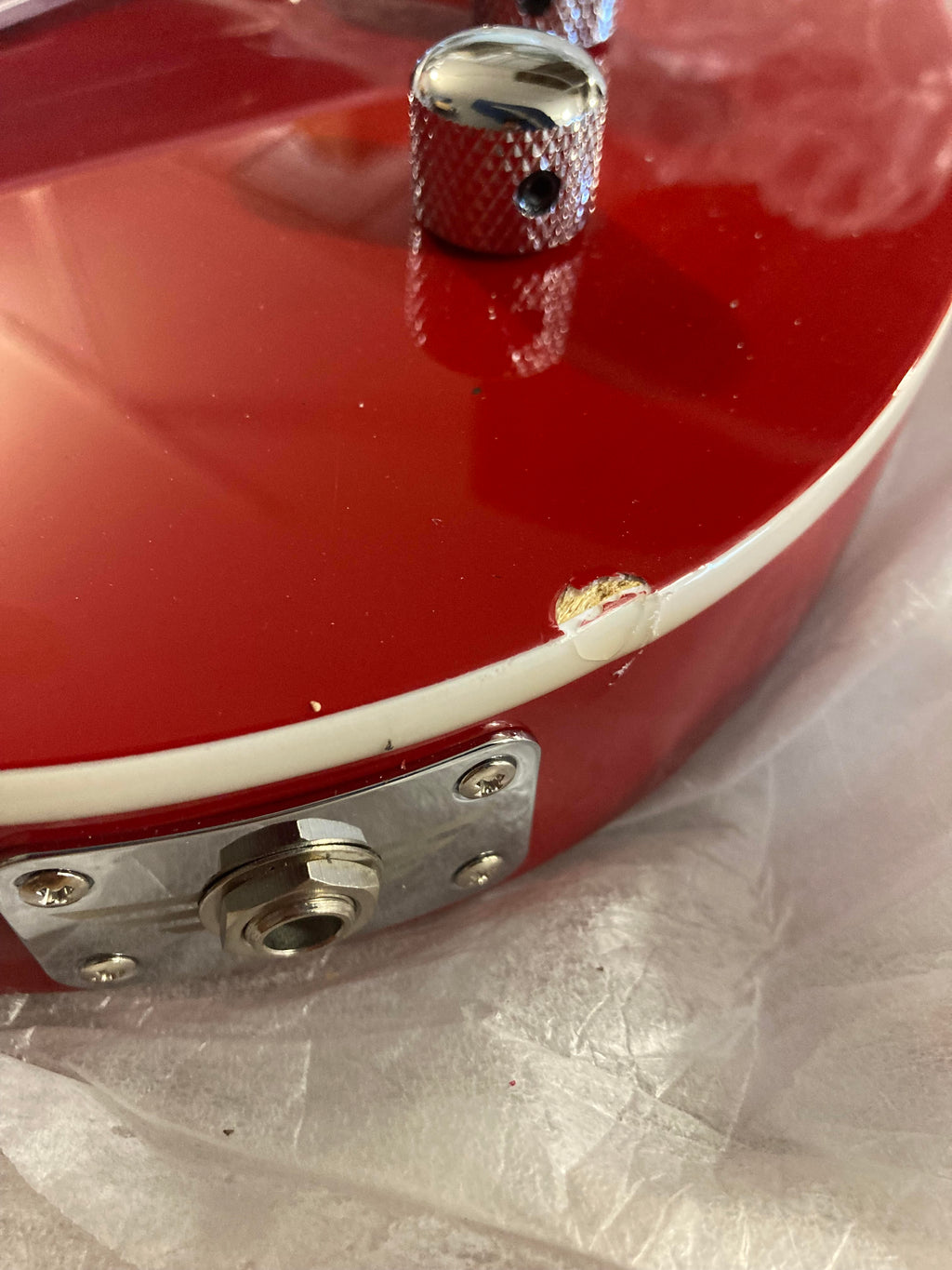 Reverend Reeves Gabrels Dirtbike Royale Royale Red - View 12 | MusicMarket