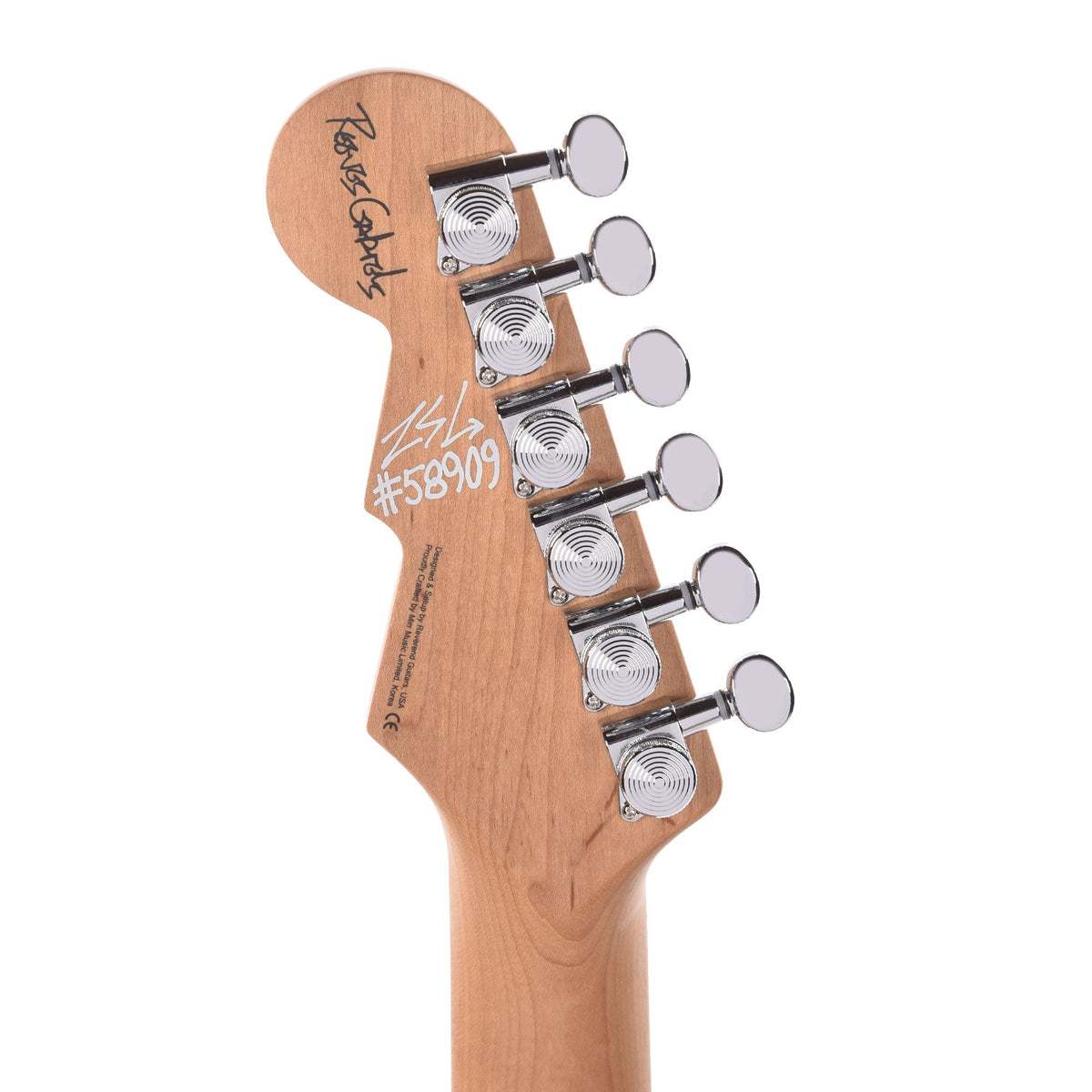 Reverend Reeves Gabrels Signature RG-SUS Sustainiac Wine Dark Sea - View 7 | MusicMarket