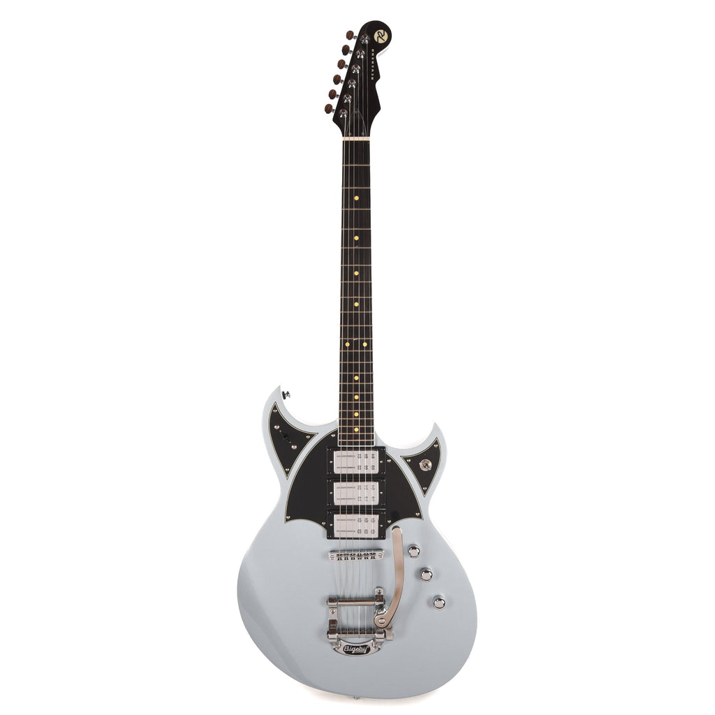 Reverend Reeves Gabrels Spacehawk Supreme Electric Guitar Metallic Silver Freeze - View 4 | MusicMarket