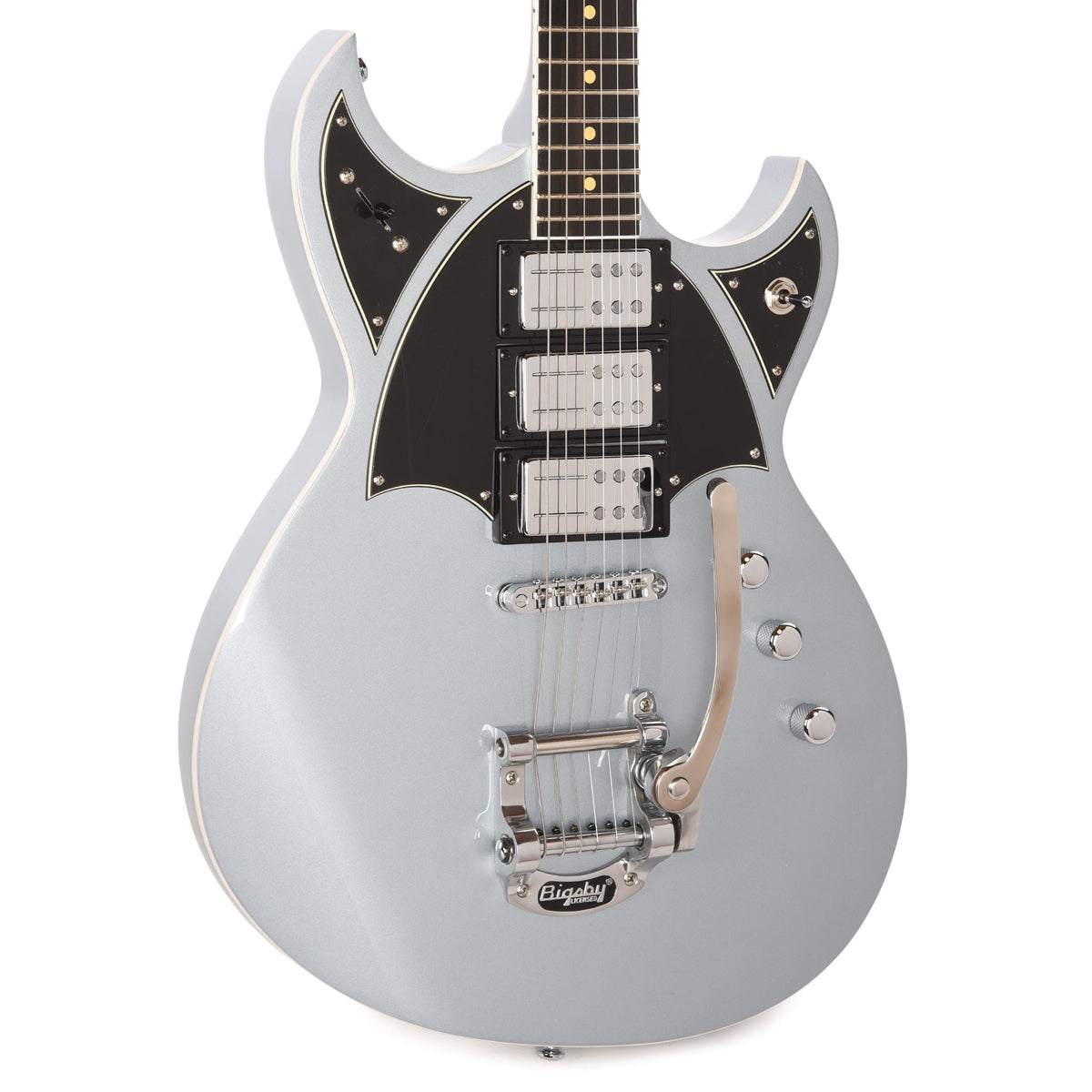 Reverend Reeves Gabrels Spacehawk Supreme Electric Guitar Metallic Silver Freeze - MusicMarket