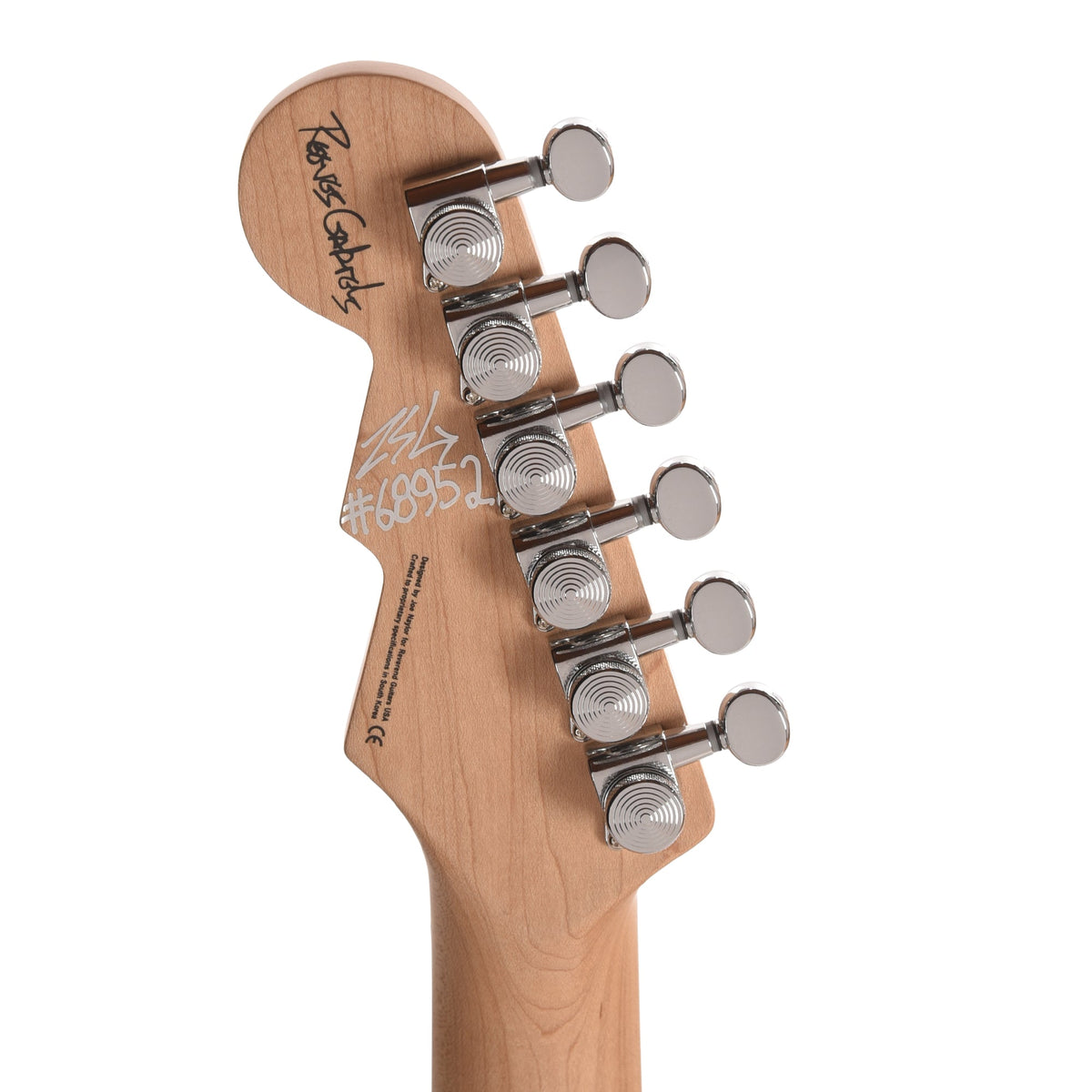 Reverend Reeves Gabrels Sustainiac MKII Wine Dark Sea Electric Guitar - View 13 | MusicMarket