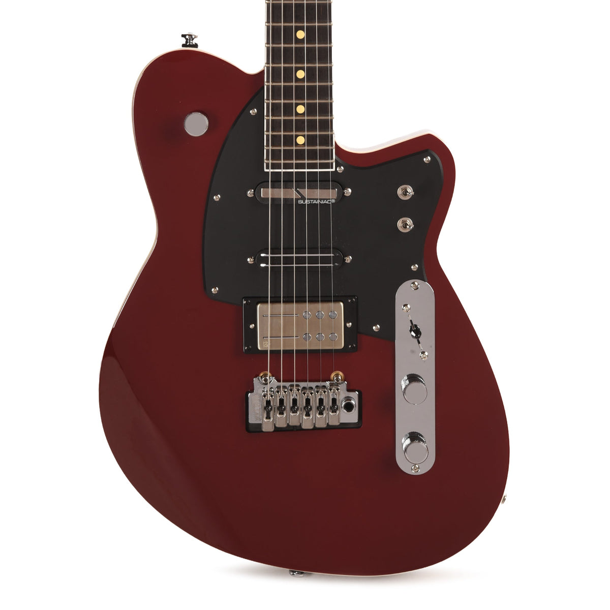 Reverend Reeves Gabrels Sustainiac MKII Wine Dark Sea Electric Guitar - View 8 | MusicMarket