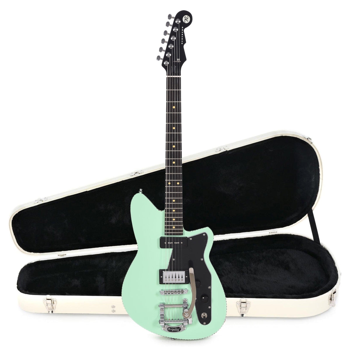 Reverend Rick Vito Soul Agent Oceanside Green Hardshell Case Bundle - MusicMarket