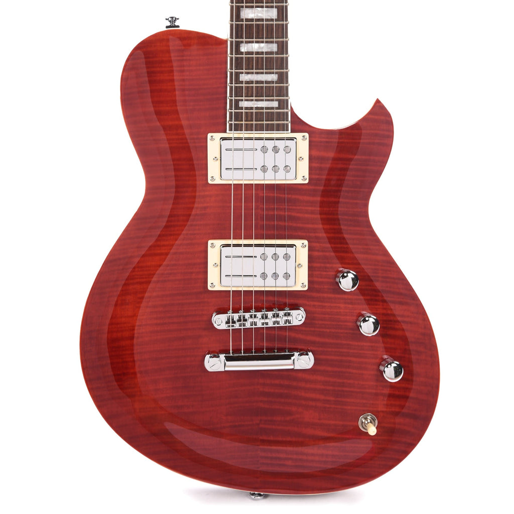 Reverend Roundhouse RA FM Trans Wine Red - MusicMarket