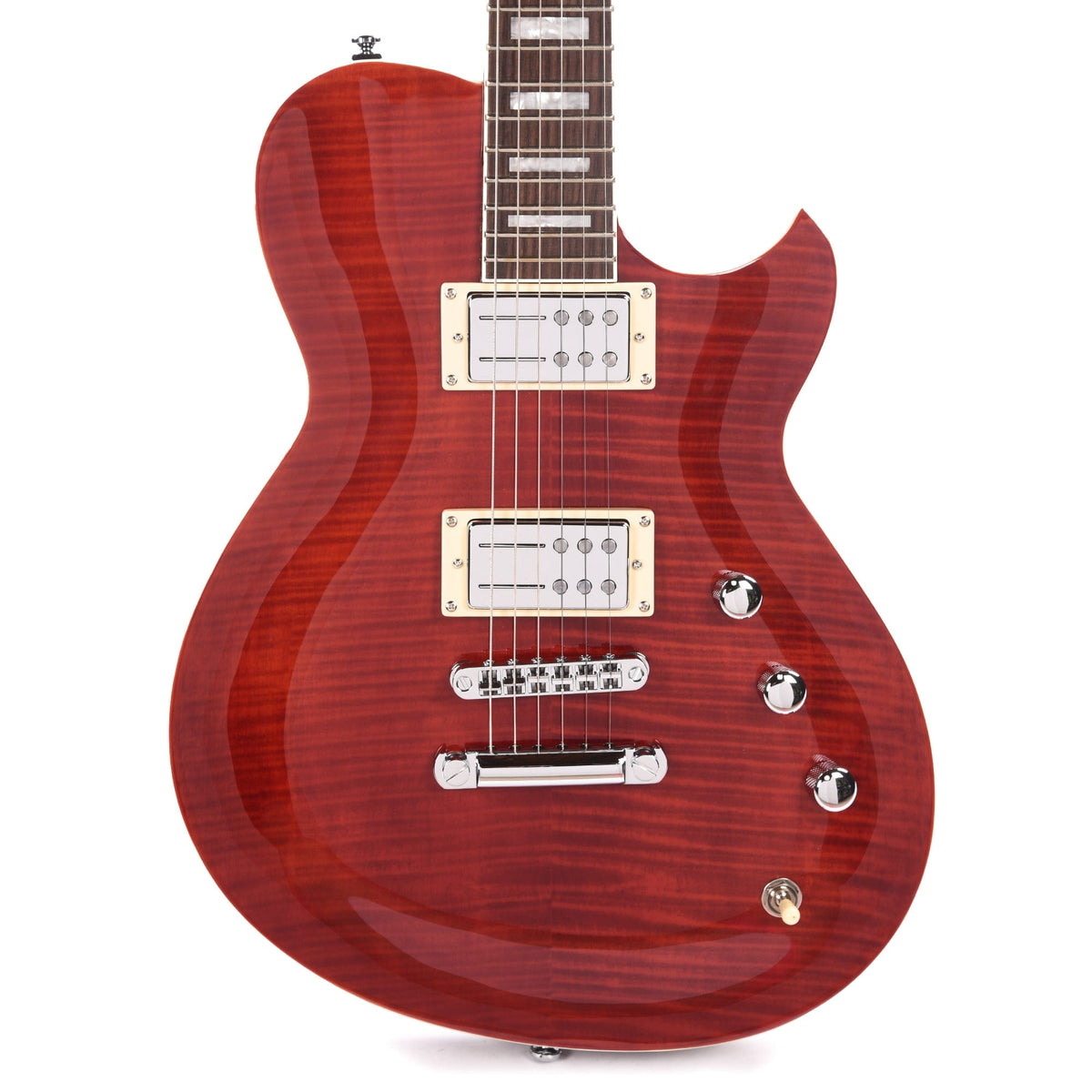 Reverend Roundhouse RA FM Trans Wine Red - MusicMarket