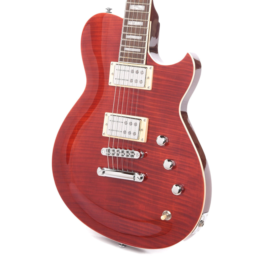 Reverend Roundhouse RA FM Trans Wine Red - View 2 | MusicMarket