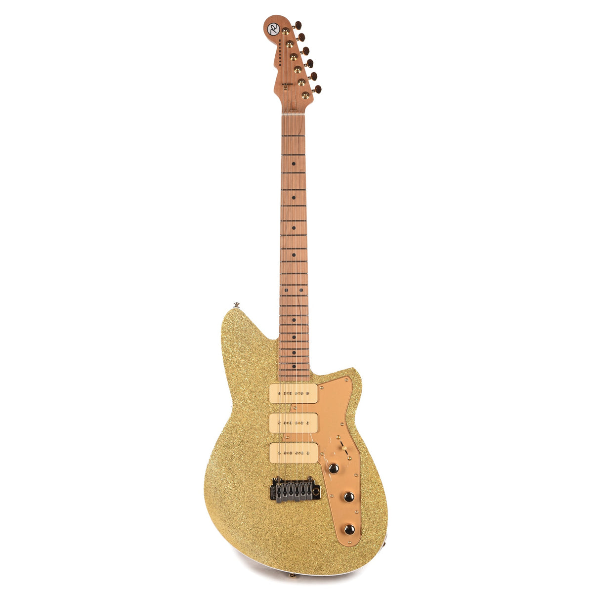 Reverend Ryan Malicsi Signature White Gold Sparkle - View 4 | MusicMarket