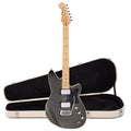 Reverend Tommy Koffin Signature Black Sparkle Hardshell Case Bundle - MusicMarket