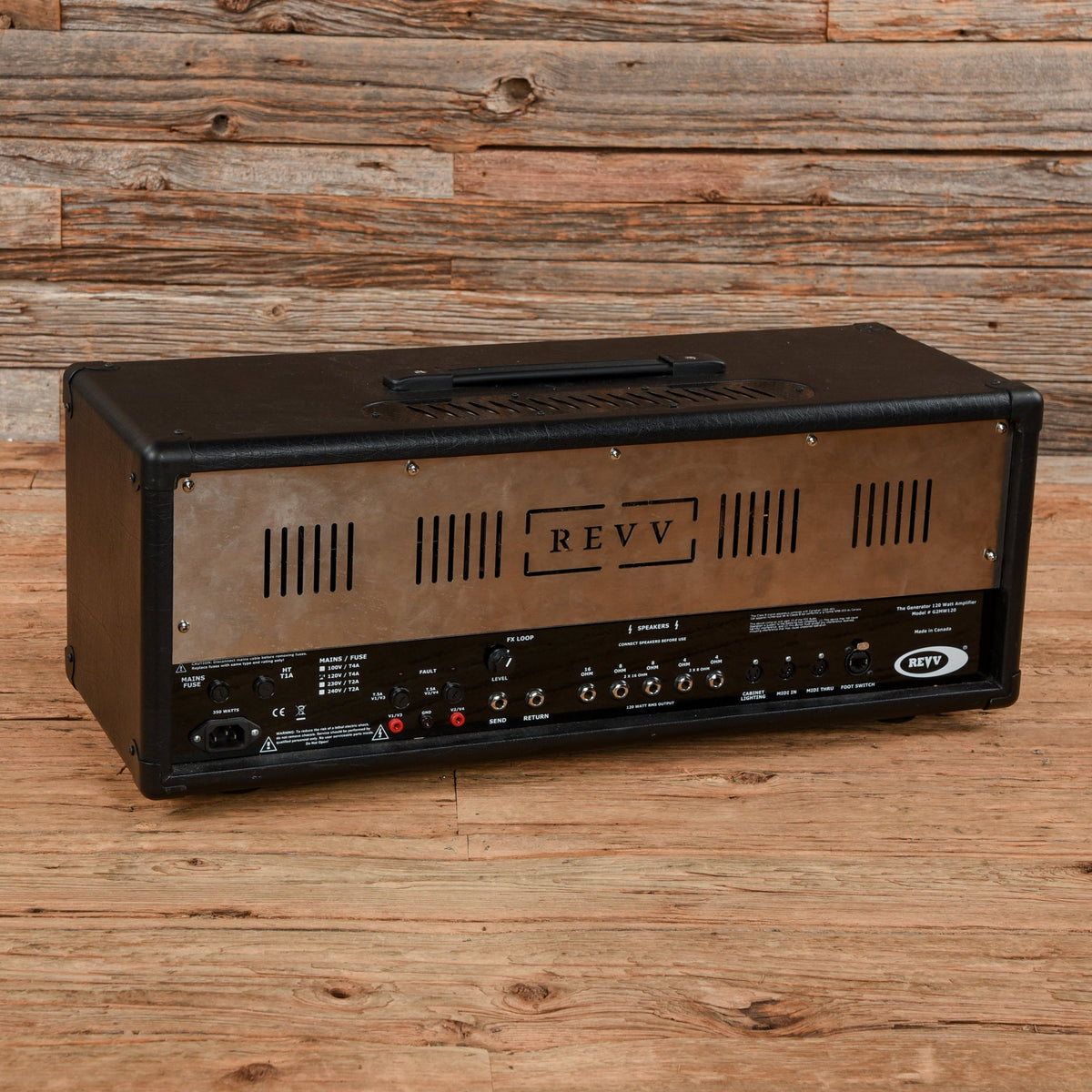 Revv Generator 120 Mk II 4-Channel 120-Watt Guitar Amp Head - View 2 | MusicMarket