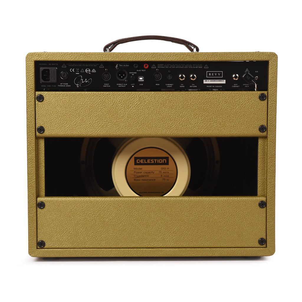 Revv D25 25w 1x12 Guitar Amp Combo Joey Landreth Edition Gold - View 3 | MusicMarket