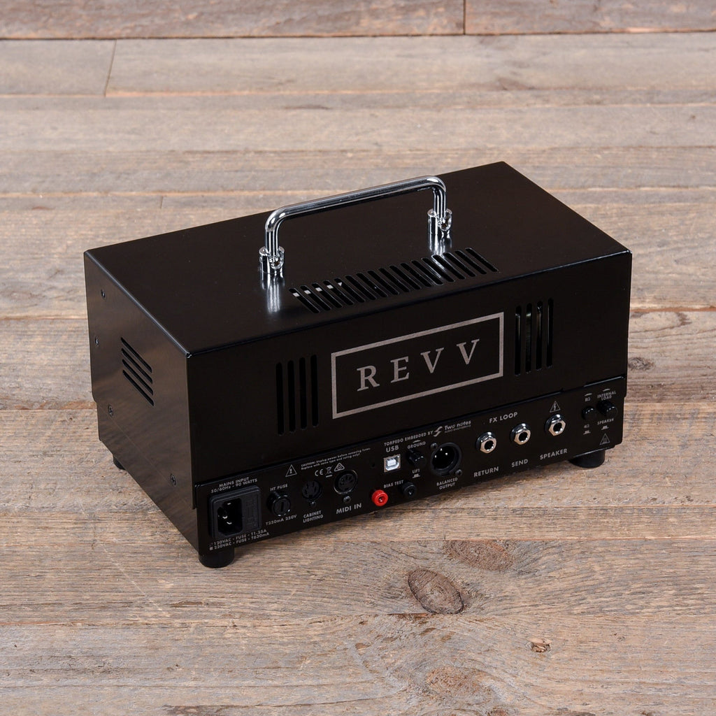 Revv D20 20/4-Watt Tube Amp Head Black - View 2 | MusicMarket